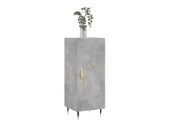 Aparador Gris Hormigón 34,5x34x90 cm Madera de Ingeniería