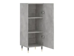 Aparador Gris Hormigón 34,5x34x90 cm Madera de Ingeniería