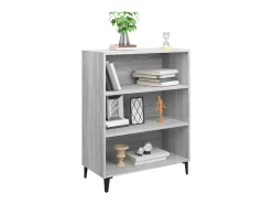 Aparador Gris Hormigón 69,5x32,5x90 cm Madera de Ingeniería