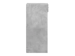 Aparador gris hormigón 40x42,5x93 cm madera de ingeniería