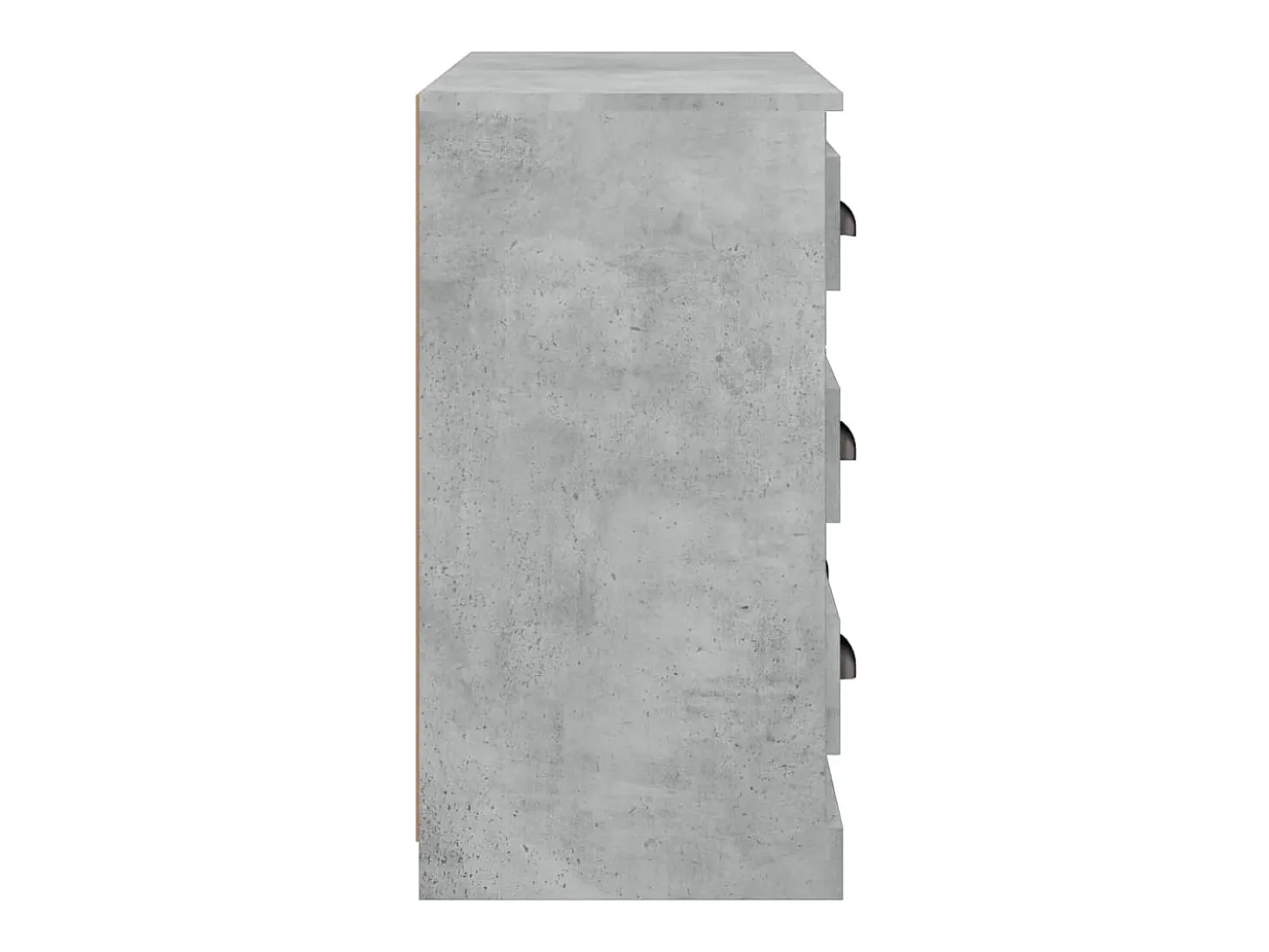 Aparador gris hormigón 70x35,5x67,5 cm madera de ingeniería