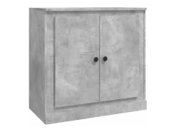 Aparador gris hormigón 70x35,5x67,5 cm madera de ingeniería