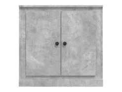 Aparador gris hormigón 70x35,5x67,5 cm madera de ingeniería
