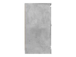 Aparador gris hormigón 70x35,5x67,5 cm madera de ingeniería