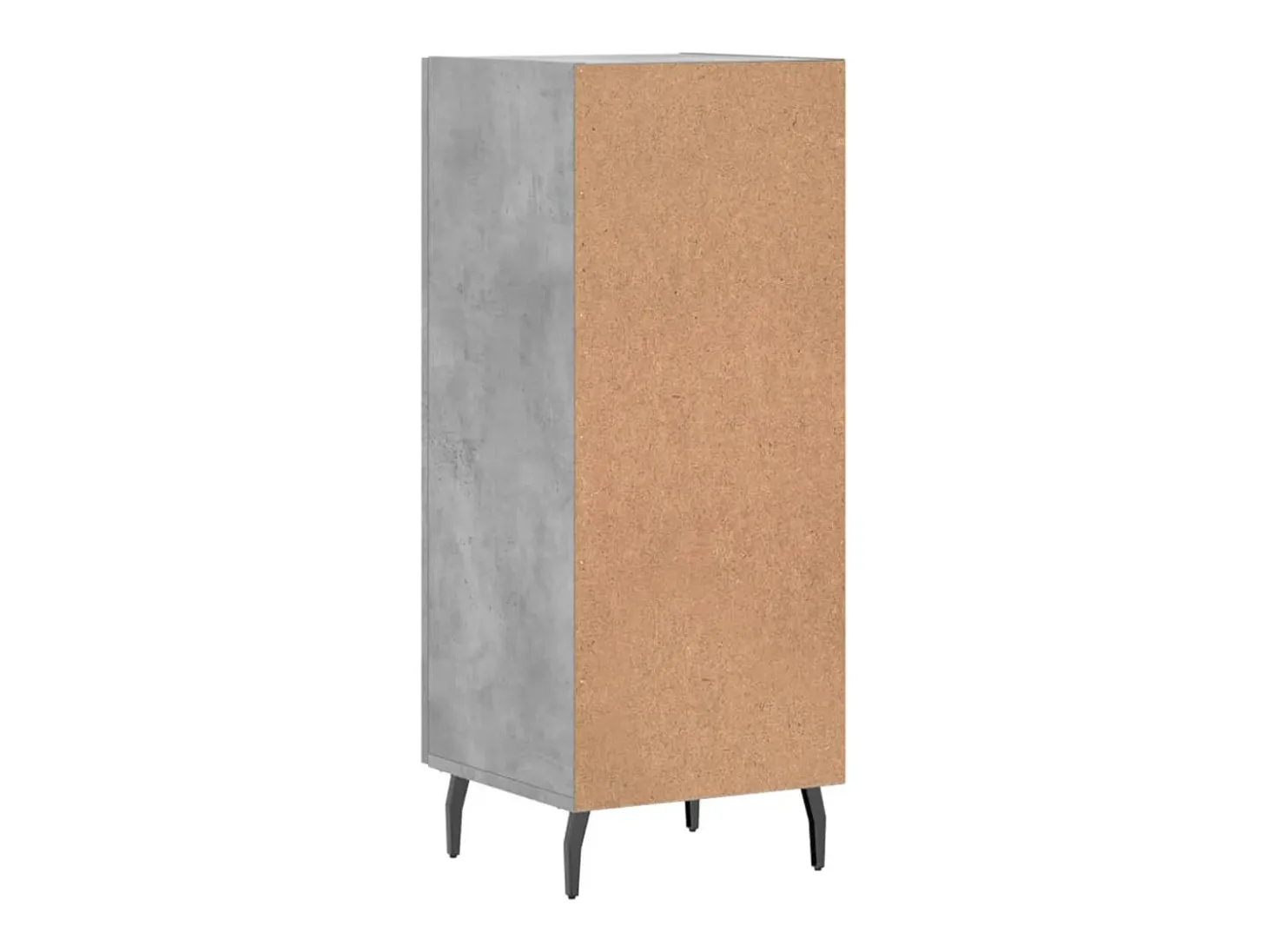 Aparador Gris Hormigón 34,5x34x90 cm Madera de Ingeniería
