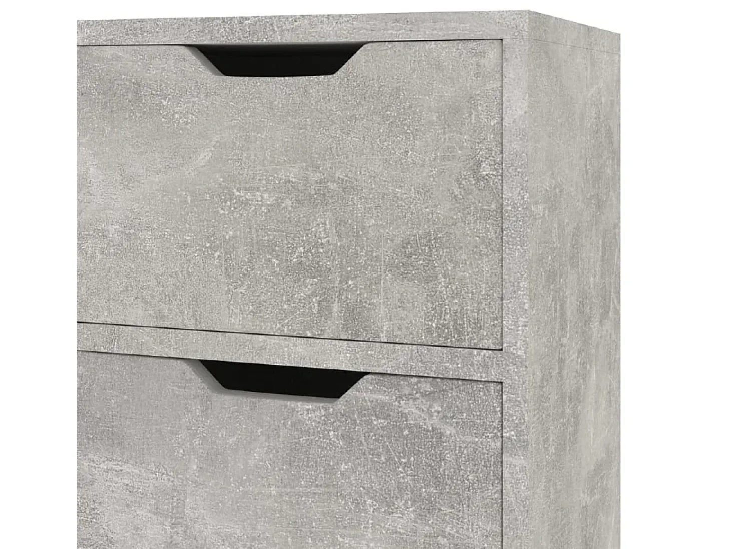 Aparador gris hormigón 90x30x72 cm madera de ingeniería