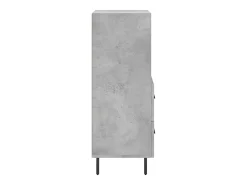 Aparador Gris Hormigón 34,5x34x90 cm Madera de Ingeniería