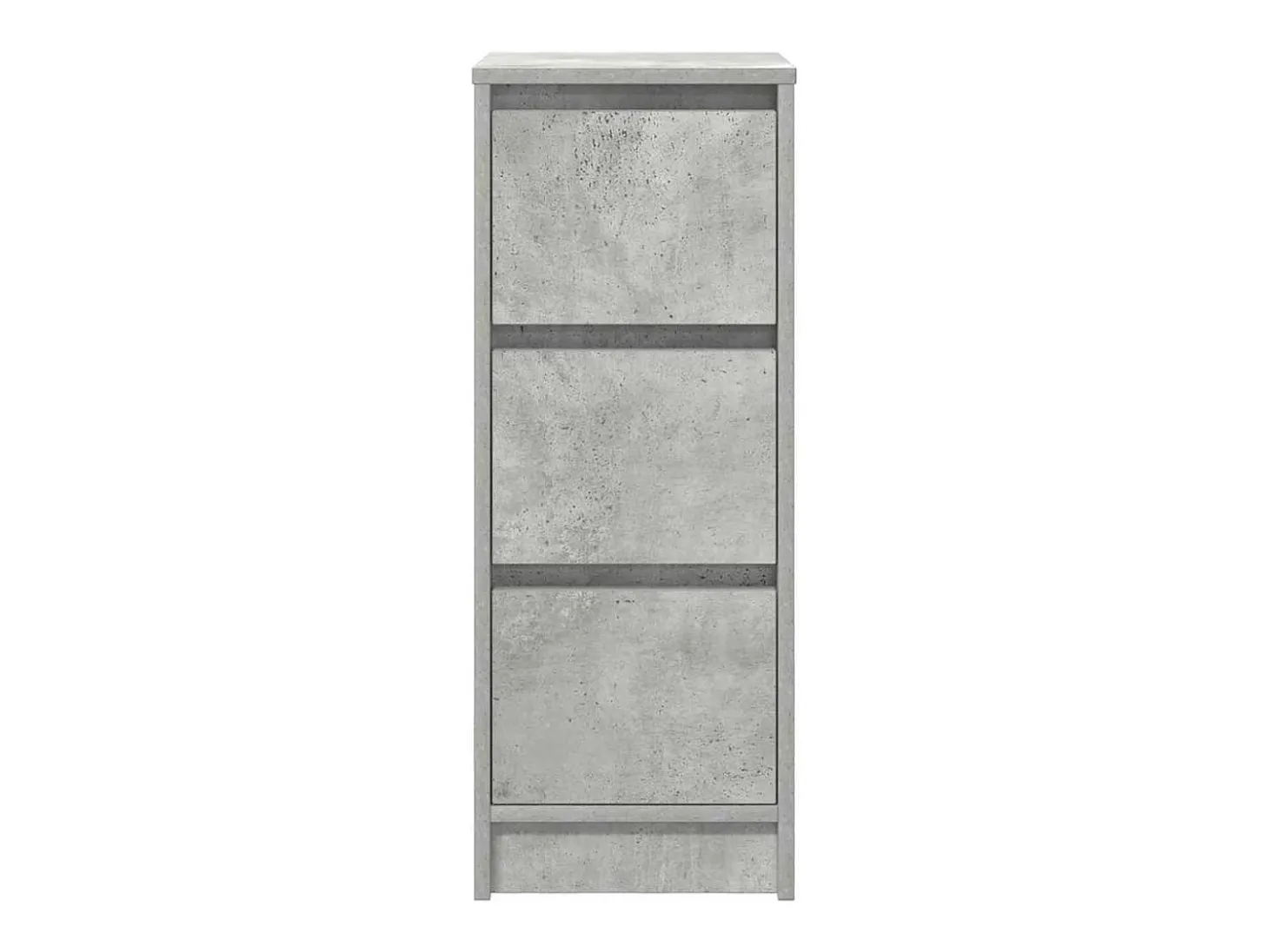 Aparador gris hormigón 29,5x34x76 cm madera de ingeniería