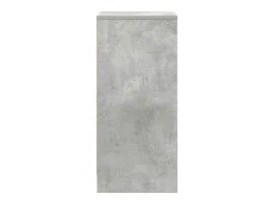 Aparador gris hormigón 29,5x34x76 cm madera de ingeniería