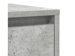 Aparador gris hormigón 29,5x34x76 cm madera de ingeniería