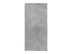 Aparador gris hormigón 79x38x80 cm madera de ingeniería