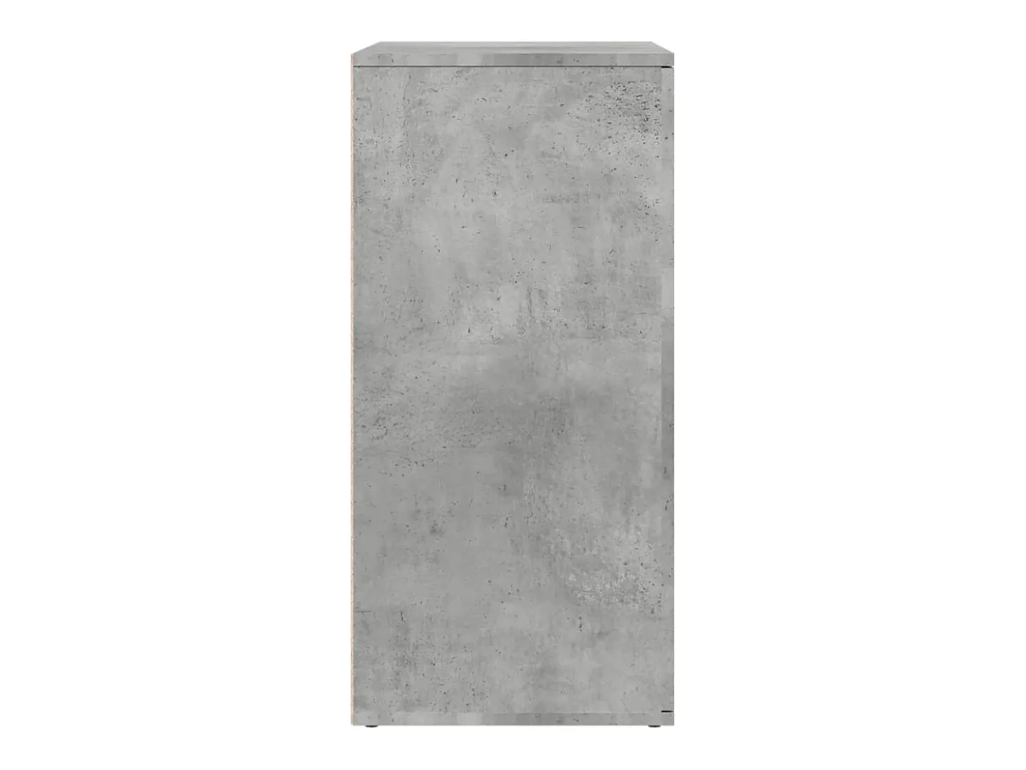 Aparador gris hormigón 79x38x80 cm madera de ingeniería