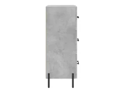 Aparador Gris Hormigón 34,5x34x90 cm Madera de Ingeniería