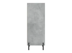 Aparador gris hormigón 34,5x32,5x90 cm madera de ingeniería