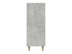 Aparador gris hormigón 69,5x34x90 cm madera de ingeniería