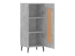 Aparador Gris Hormigón 34,5x34x90 cm Madera de Ingeniería