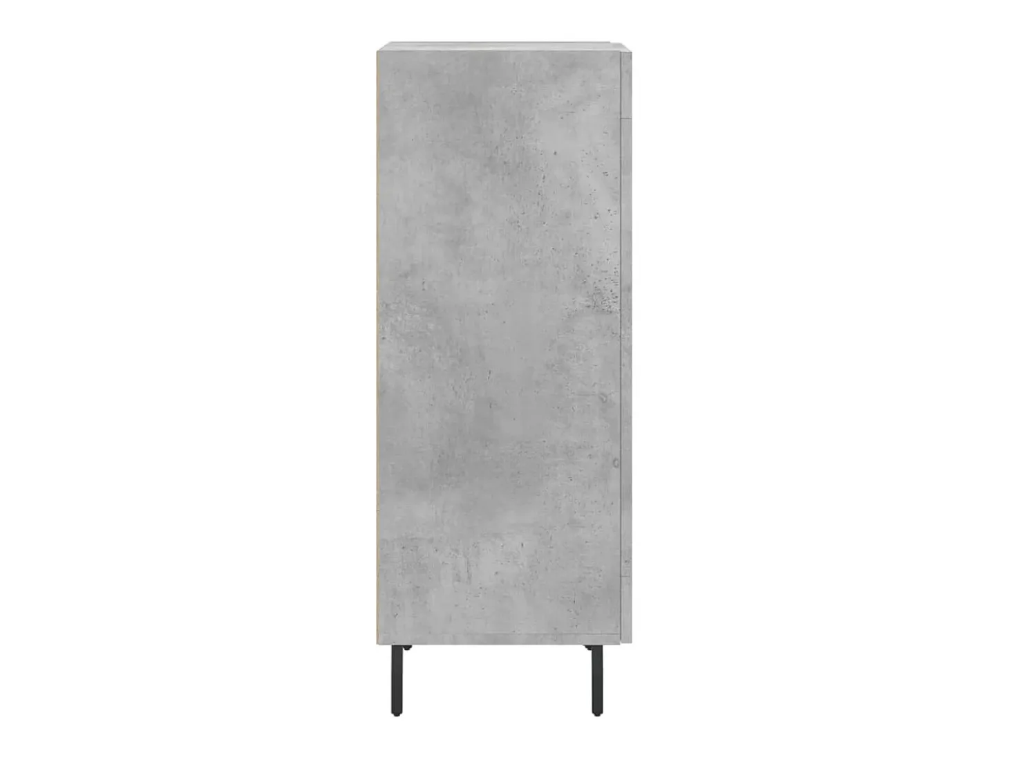 Aparador Gris Hormigón 34,5x34x90 cm Madera de Ingeniería