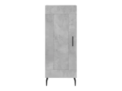 Aparador Gris Hormigón 34,5x34x90 cm Madera de Ingeniería