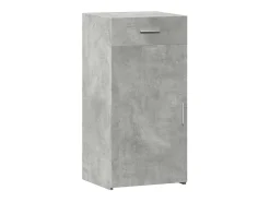 Aparador gris hormigón 45x42,5x93 cm madera de ingeniería