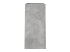 Aparador gris hormigón 73,5x35x75 cm madera de ingeniería