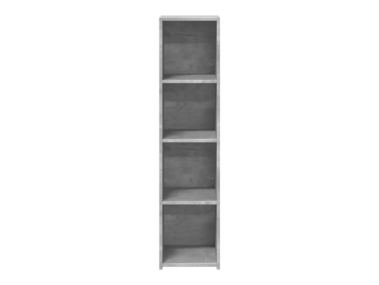 Aparador gris hormigón 30x41x124 cm madera de ingeniería