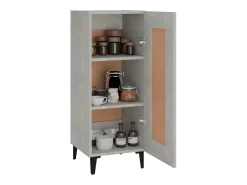 Aparador Gris Hormigón 34,5x34x90 cm Madera de Ingeniería