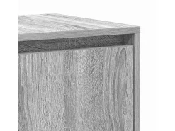 Aparador Gris Sonoma Madera de Ingeniería Gris 135 x 41 x 75 cm
