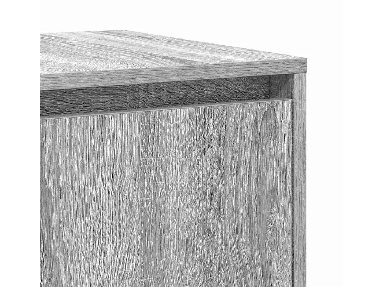 Aparador Gris Sonoma Madera de Ingeniería Gris 135 x 41 x 75 cm