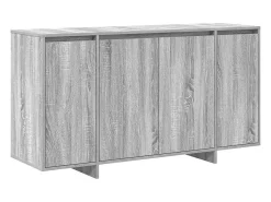 Aparador Gris Sonoma Madera de Ingeniería Gris 135 x 41 x 75 cm