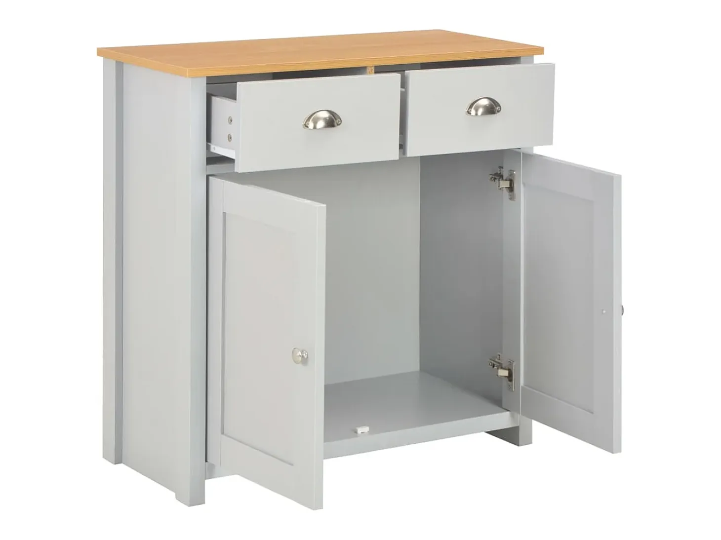 Aparador gris 79x35x81 cm