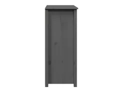 Aparador Gris 83x41,5x100 cm Madera Maciza de Pino