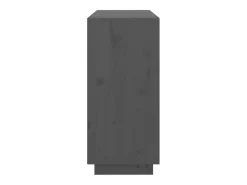 Aparador Gris 111x34x75 cm Madera Maciza de Pino