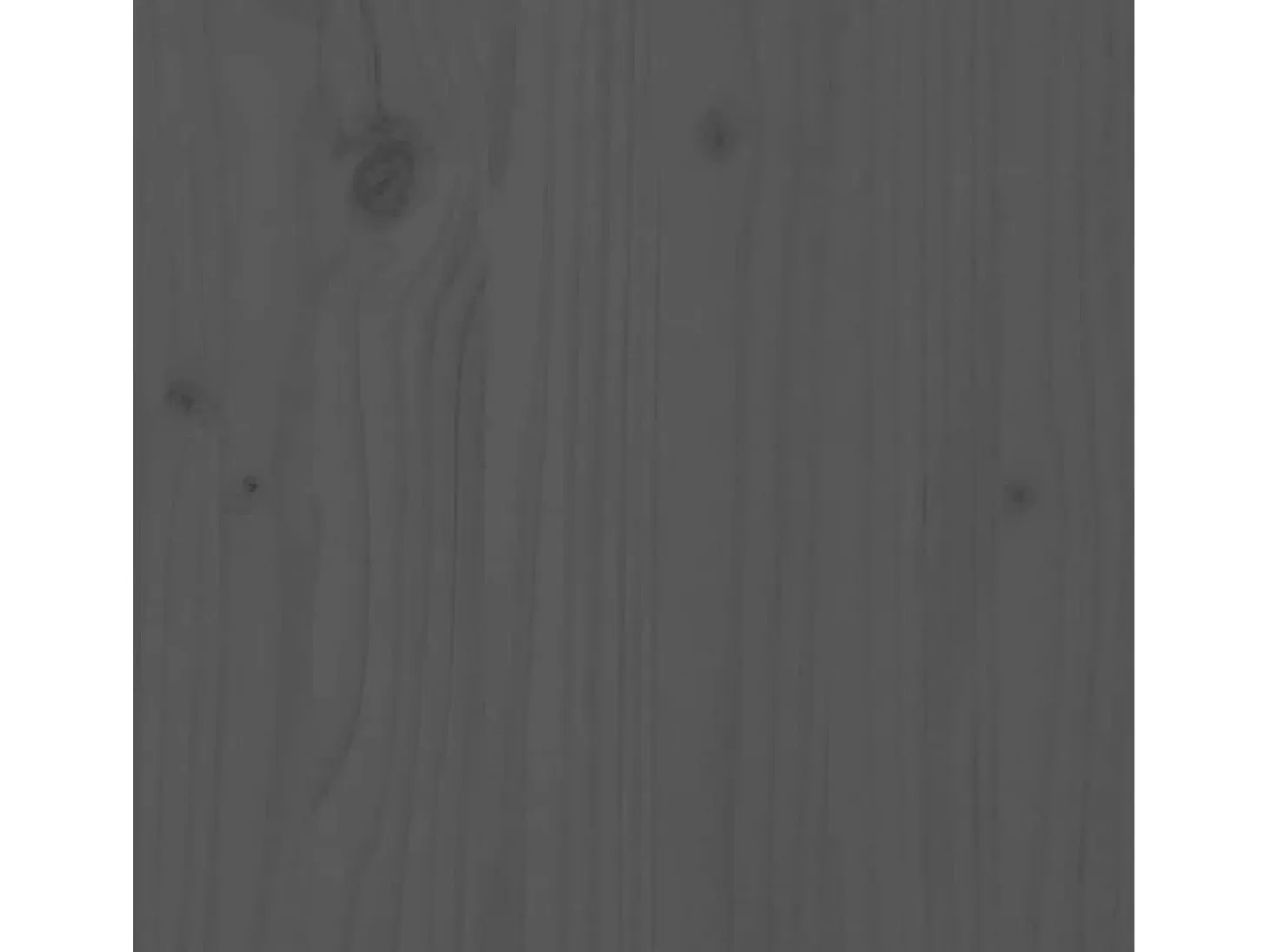 Aparador Gris 34x40x75 cm Madera Maciza de Pino