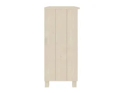 Aparador HAMAR madera de pino maciza marrón miel 85x35x80 cm ES77690