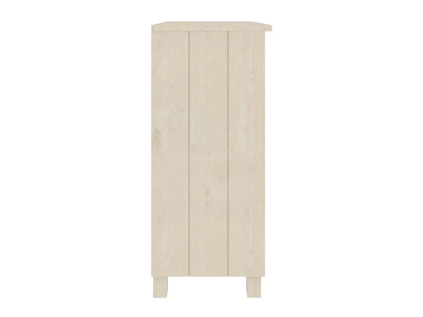 Aparador HAMAR madera de pino maciza marrón miel 85x35x80 cm ES77690