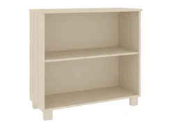 Aparador HAMAR madera de pino maciza marrón miel 85x35x80 cm ES77690