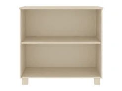 Aparador HAMAR madera de pino maciza marrón miel 85x35x80 cm ES77690