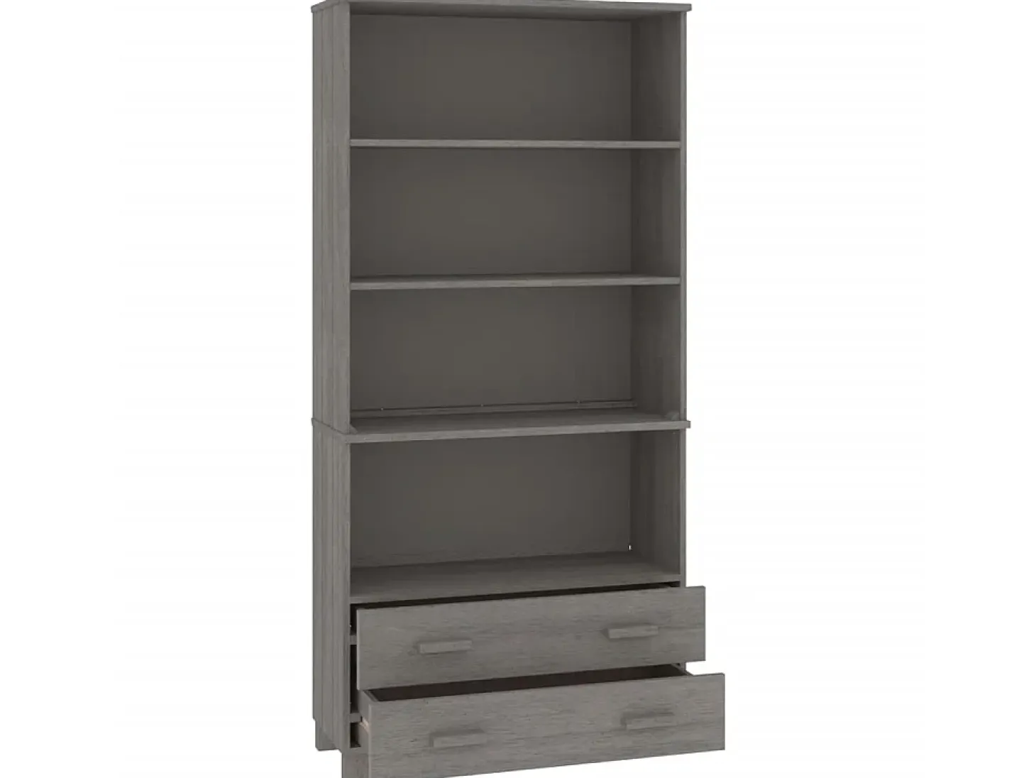 Aparador HAMAR madera de pino maciza gris claro ES73978