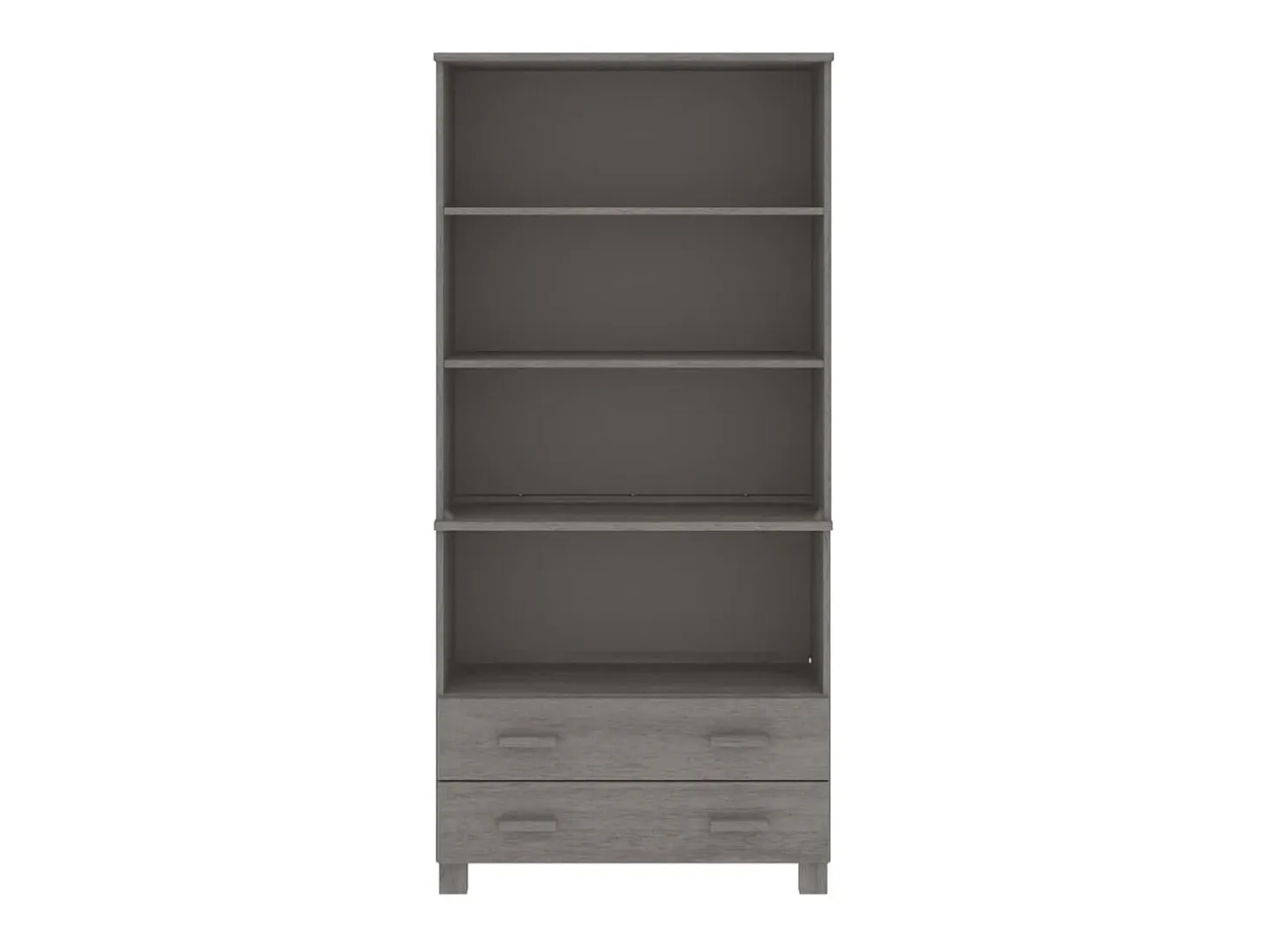 Aparador HAMAR madera de pino maciza gris claro ES73978