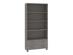 Aparador HAMAR madera de pino maciza gris claro ES73978