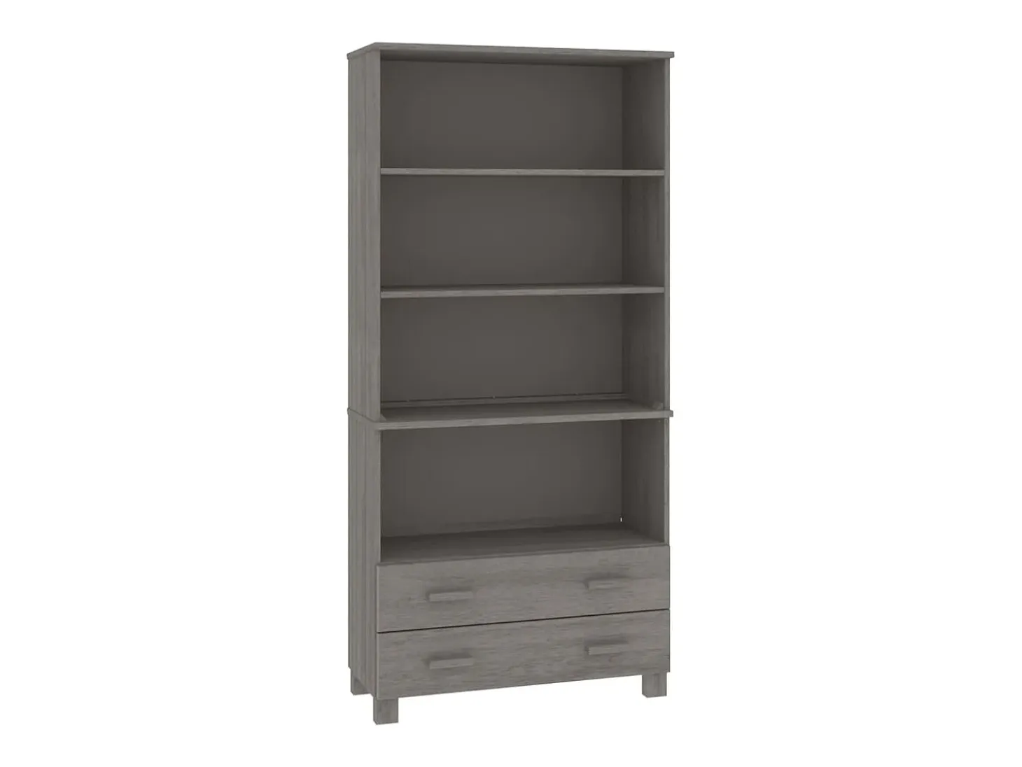 Aparador HAMAR madera de pino maciza gris claro ES73978