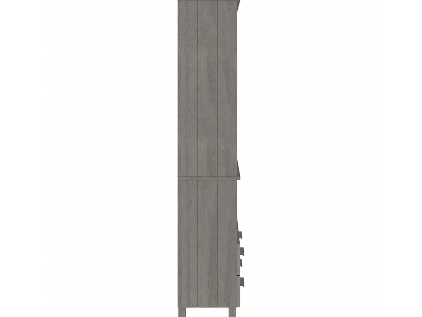 Aparador HAMAR madera de pino maciza gris claro ES73978