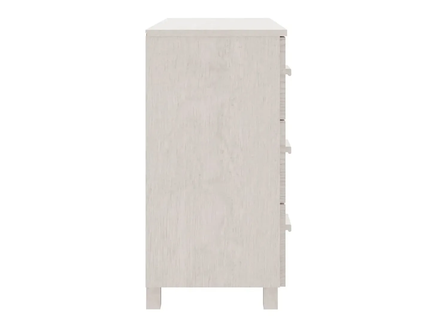 Aparador HAMAR madera maciza de pino blanco 90x40x80 cm