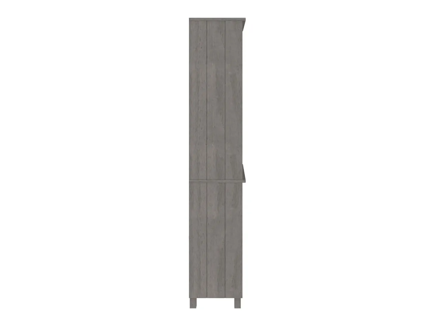 Aparador HAMAR Madera maciza de pino Gris claro