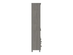 Aparador HAMAR Madera maciza de pino Gris claro