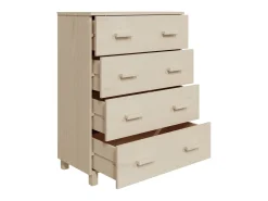 Aparador HAMAR madera pino maciza marrón miel 79x40x103,5 cm ES42783