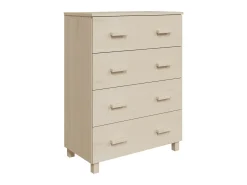 Aparador HAMAR madera pino maciza marrón miel 79x40x103,5 cm ES42783