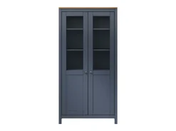 Aparador Hill Gris 85x37x170,5 cm Madera Maciza de Pino