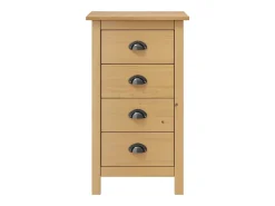 Aparador Hill 46x35x80 cm Madera Maciza de Pino