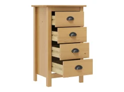 Aparador Hill 46x35x80 cm Madera Maciza de Pino